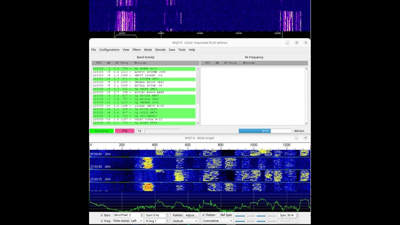 Decoding FT8 On 20 M 2025 07 08 Hamradio Ft8