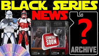 AMAZING! Star Wars Black Series News! Darth Sidious & SBD Coming Soon! New Archive?!? - LIVE