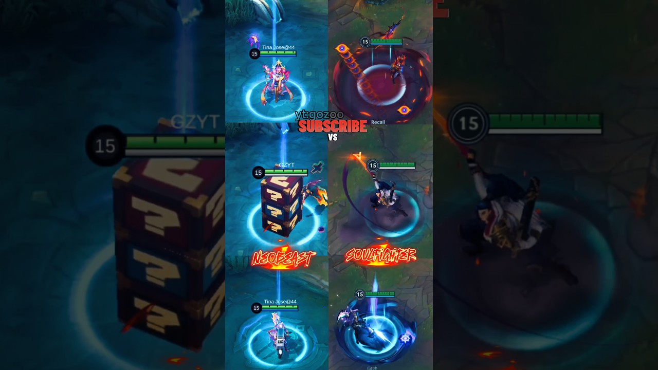 mobile legends vs Wildrift neobeast vs Soulfighter 