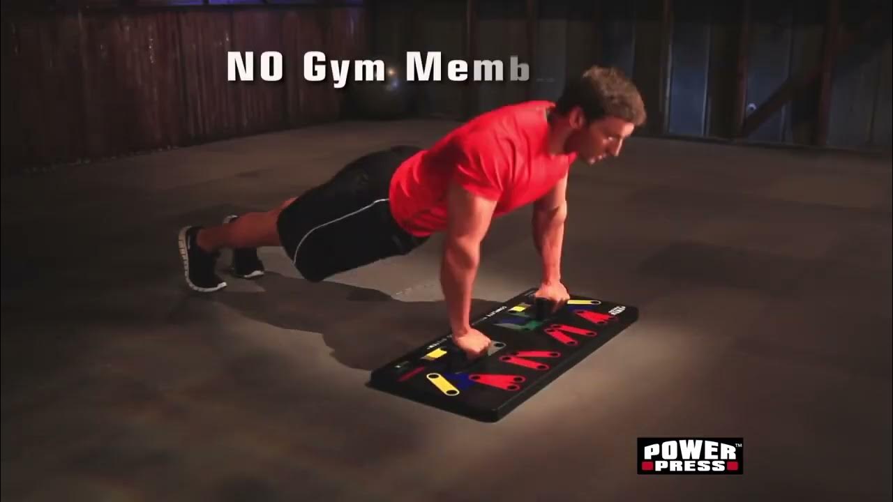 Power Press Push Up™ and the Tone & Burn™ At Home Workout YouTube