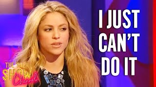 Shakira Doesn’t Like To Watch Her Self Back | The Talk Show Chanel