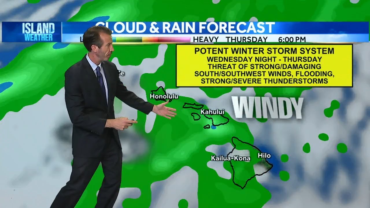 Weather Alert Day | Strong storm system brings strong winds and rain to ...