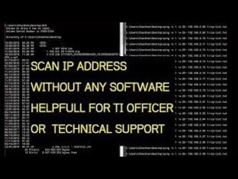 How to scan all IP Addresses in your LAN without any software  How To Find all devices IP With CMD