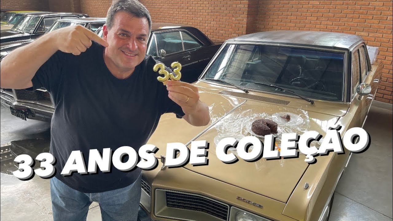 33 ANOS DE COLEÇÃO DE CARROS ANTIGOS !