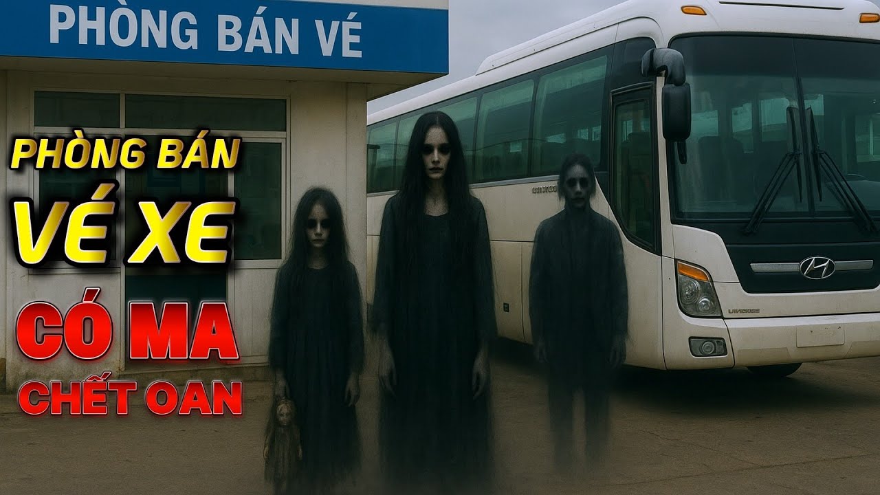 Phòng Bán Vé Xe Có Ma Chết Oan: Truyện Ma Tài Xế Đường Dài | Truyện Kể Đêm