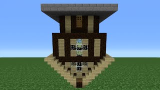 Minecraft Tutorial: How To Make An Upside Down House Minecraft Tutorial: How To Make An Upside Down House