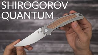 Заточка ножей. Складной нож Shirogorov Quantum. Алмазы Matrix. Сталь Cromax PM.
