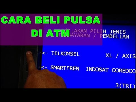 Cara isi pulsa via TM Mandiri, cara isi ulang pulsa lewat ATM mandiri, cara mengisi pulsa di mesin a. 