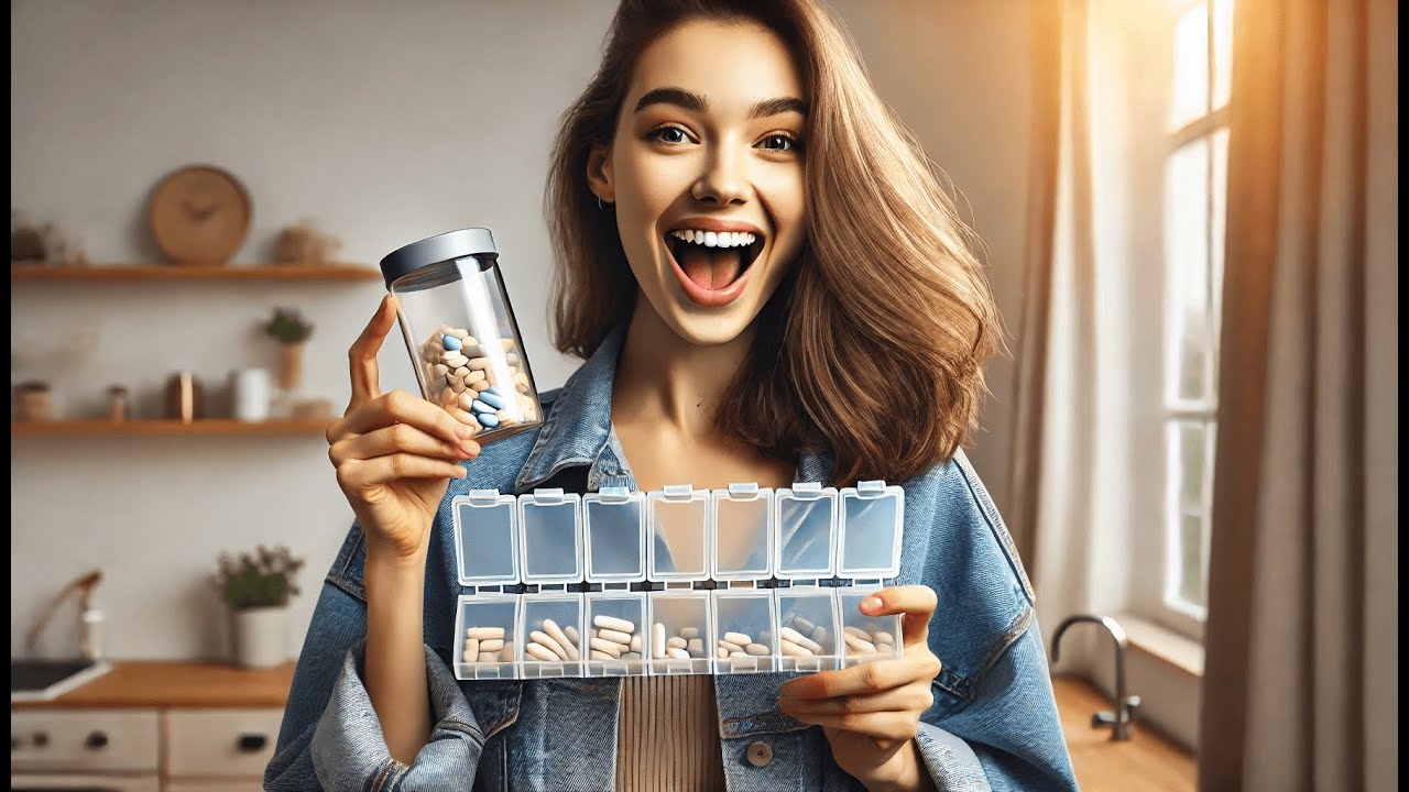 💖 EZY DOSE Push Button (7-Day) Pill Case | Best Aesthetic Pill Organizer 💊