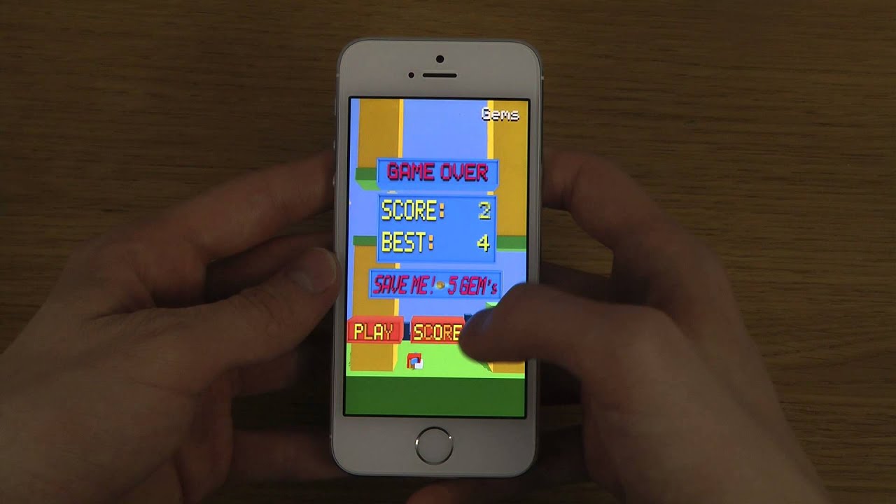Block Bird iPhone 5S iOS 7.1 Final HD Gameplay Trailer YouTube