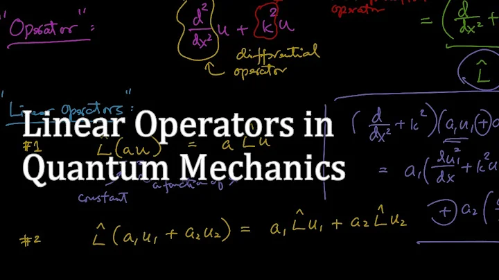 Linear Operators in Quantum Mechanics