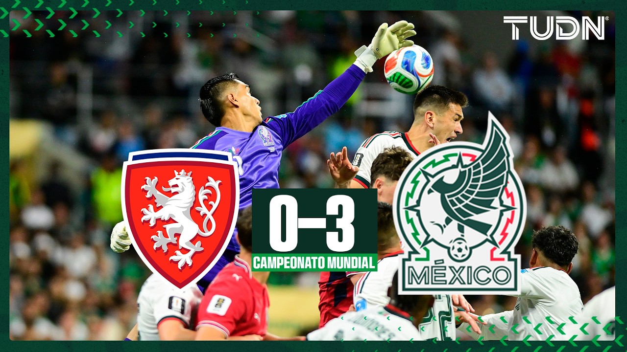 ¡México arrasa a Chequia y avanza con paso firme! | TUDN