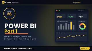**Class 26| Power Bi  Part 1 | Business Analyst Full Course**