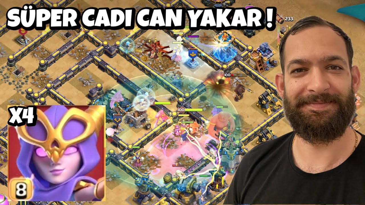SÜPER CADI YENİ SEVİYESİYLE ÇOK GÜÇLENMİŞ ! CLASH OF CLANS