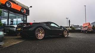 Just a short video on this ferrari 488 with some rose gold forgiato
wheels and kream development carbon fibre. massive, massive thank you
to r-tec auto des...