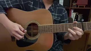 Video thumbnail of "indiana (Adrianne Lenker) // standard tuning, explanation in description"