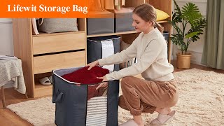 Closet Organization, Cloth Organizer, Storage Bags for Clothes, Blankets, Bedding Organization