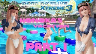 Chris Evans Plays Dead or Alive Extreme 3 Fortune / Honoka's Vacation Part 1