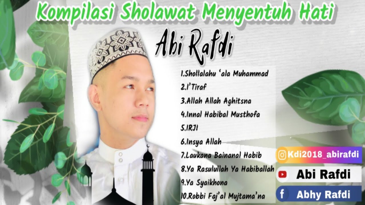 Kompilasi Sholawat Menyentuh Hati Cover Abi Rafdi Volume 1