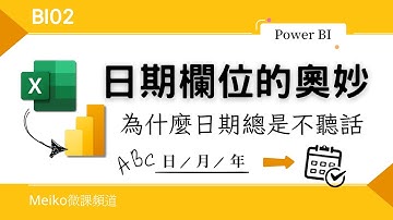 BI02 | 日期欄位的奧妙，Excel文字型態日期匯入到Power BI之後的變化 | 合併多張Excel工作表 | M語言💡