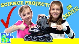 Science Project on Skates! || Forces -- Pushes and Pulls || We Love Puzzles screenshot 3