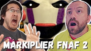 WATCHING Markiplier play FNAF 2 for the FIRST TIME! (SCARIEST GAME EVER MADE REACTION!)