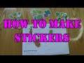 DIY Handmade Kawai Stickers Tutorial / Кавайные Наклейки Своими руками