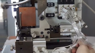 With stripping and termination machine, multi-core wire stripping and termination machine