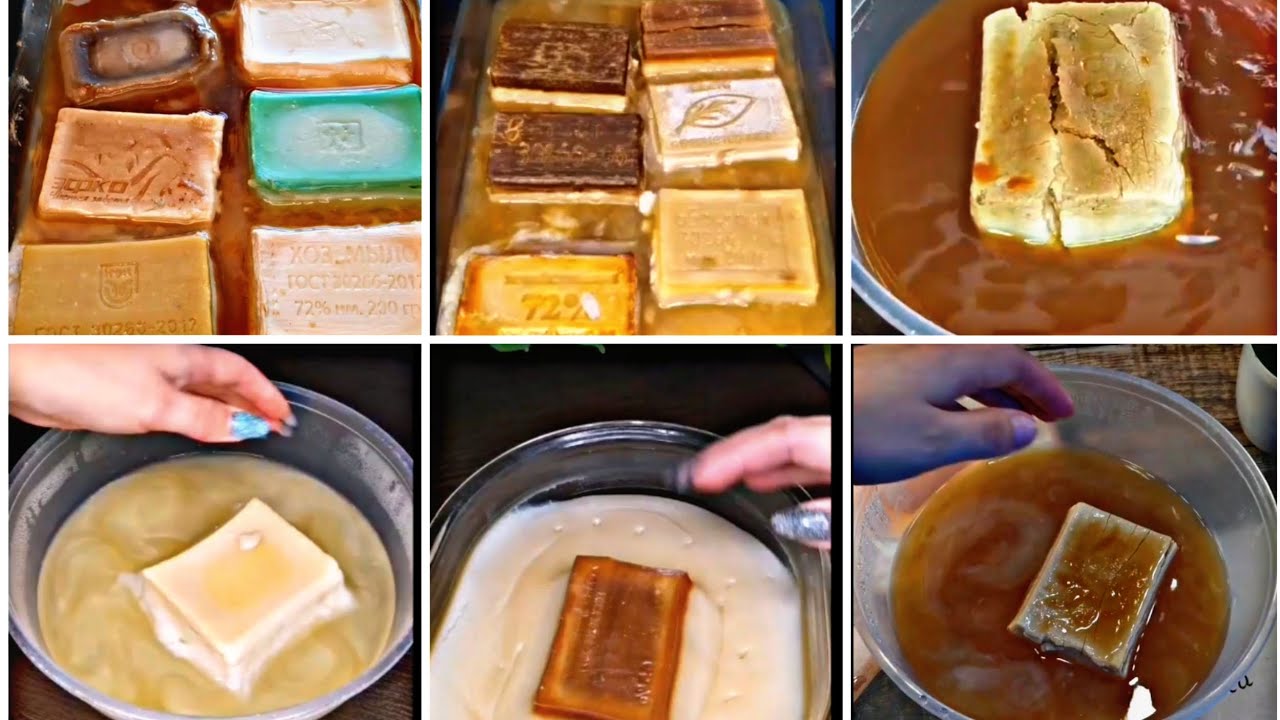 Soaked soap compilation ASMR VIDEO NEW 🆕