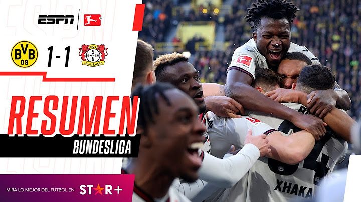 ¡EL LEVERKUSEN VOLVIÓ A SALVAR EL INVICTO EN EL ÚLTIMO SUSPIRO! | B. Dortmund 1-1 Bayer L. | RESUMEN