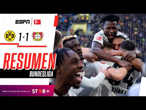 ¡EL LEVERKUSEN VOLVIÓ A SALVAR EL INVICTO EN EL ÚLTIMO SUSPIRO! | B. Dortmund 1-1 Bayer L. | RESUMEN