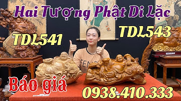 Báo Giá 2Tác Phẩm Tượng Di Lặc Gỗ Ngọc Am Đục Tay Thủ Công Liền Khối/Tượng Gỗ Độc Đáo:0938.410.333