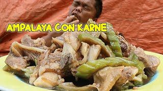 AMPALAYA CON KARNE