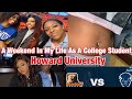 A Weekend In My Life As A College Student | Basketball Game + Piercings | Howard University