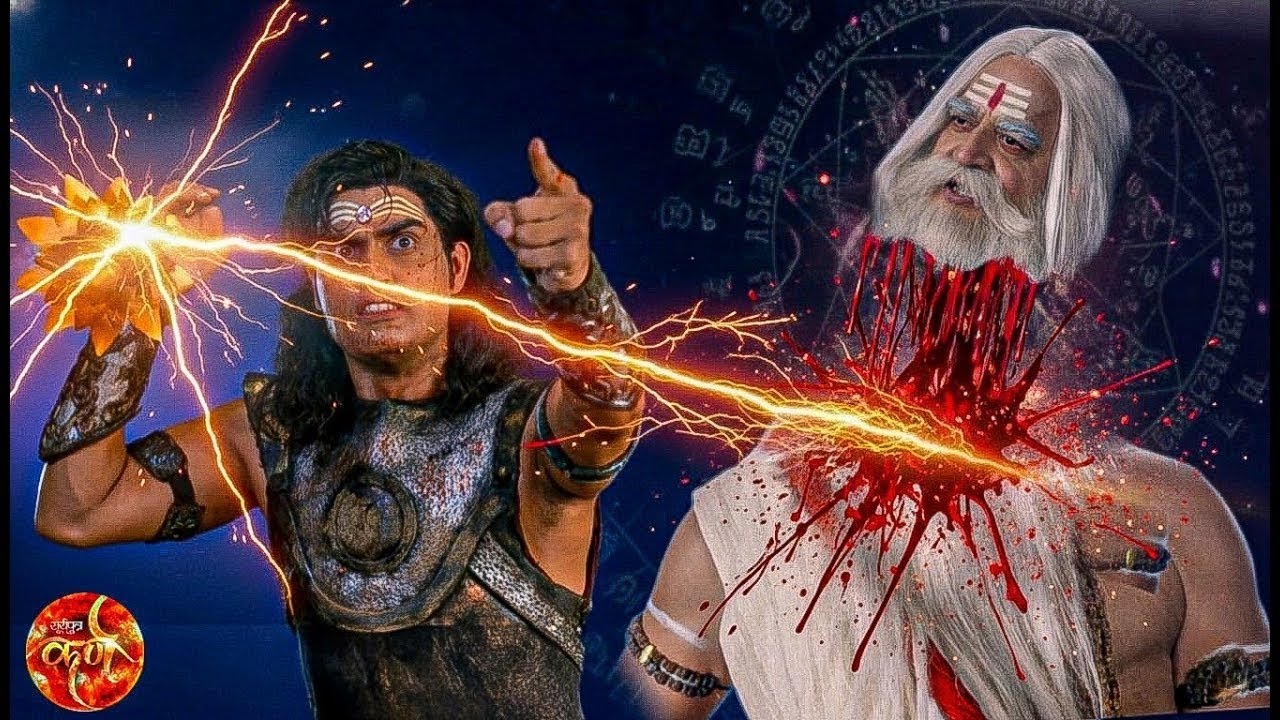 अश्वत्थामा ने ब्रह्मास्त्र का प्रयोग कर परशुराम का सिर दड़ से अलग || Suryaputra Karn