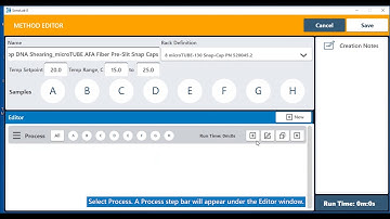 ME220 Continuous Method Creation