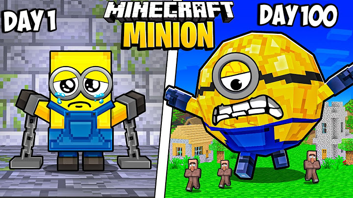 I Survived 100 Days as a MINION in Minecraft