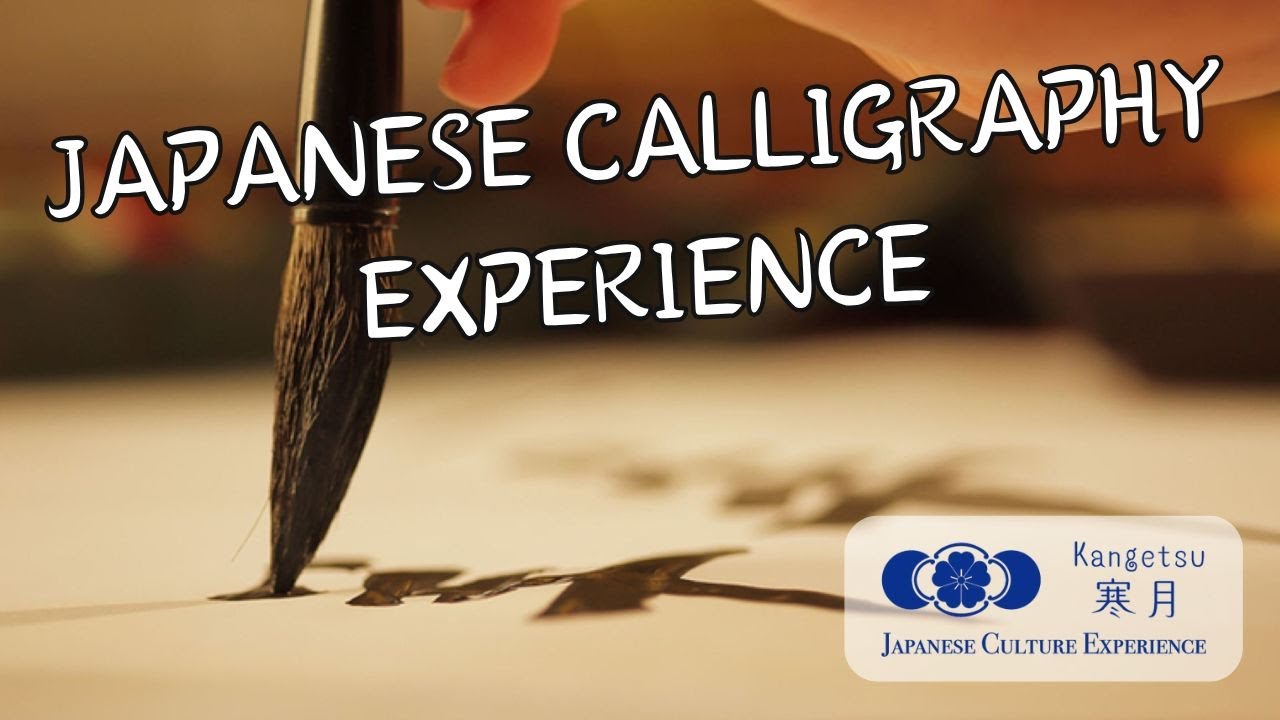 Japanese Calligraphy Traditional Japanese Culture Experience Kyoto Ninenzaka Kangetsu