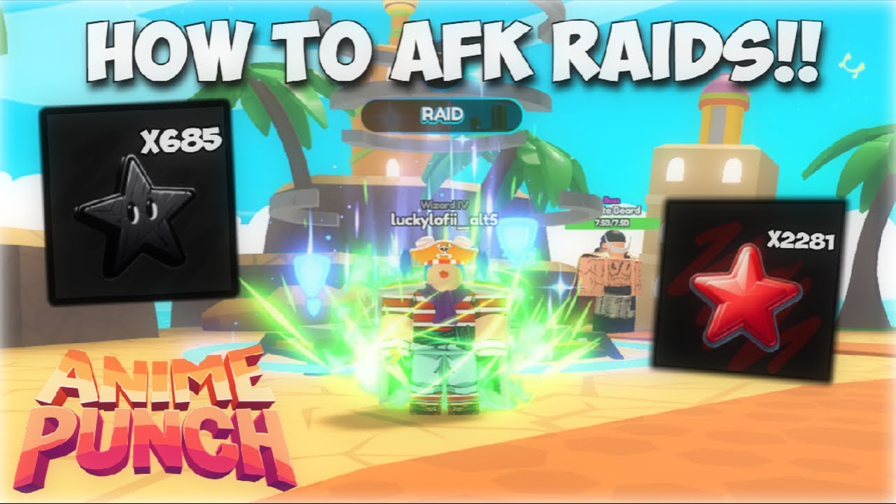 How To AFK Raids In anime Punch Simulator! - YouTube