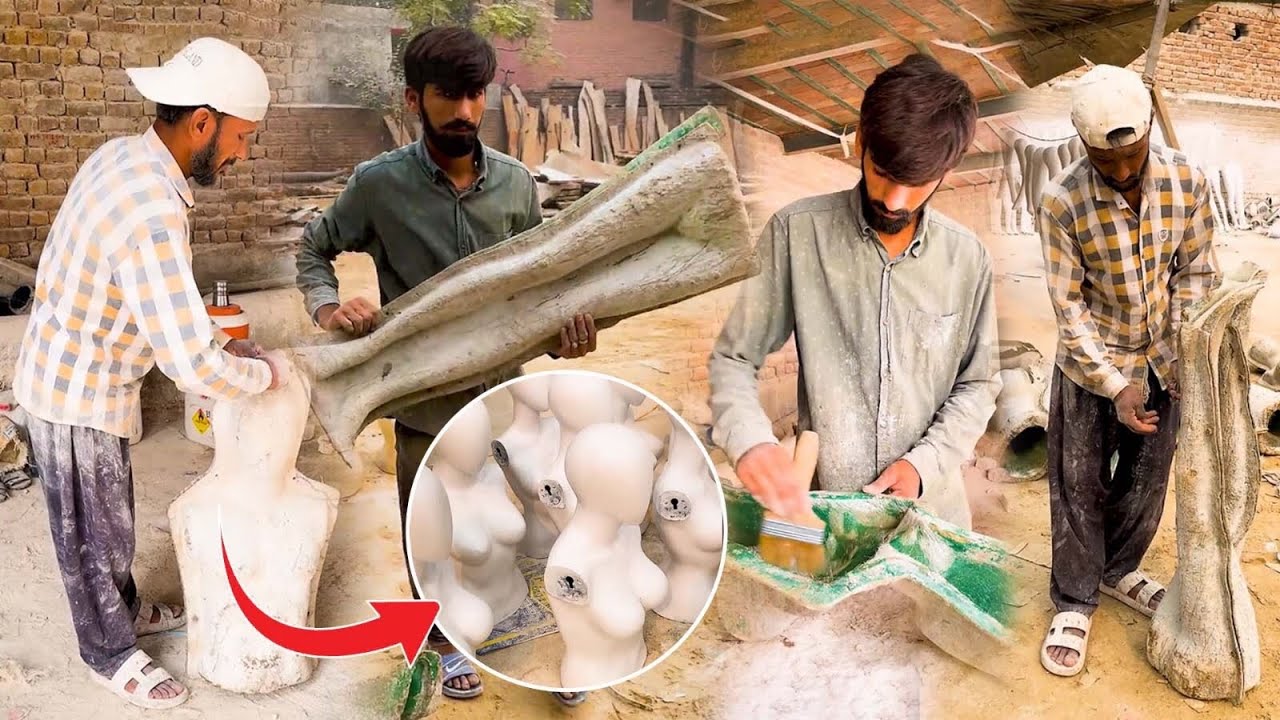 Best Process of Making Mannequin / Artist Make Fiberglass Statue