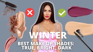 Your Best Makeup Shades: Bright, True & Dark Winter | Seasonal Color Analysis 💄