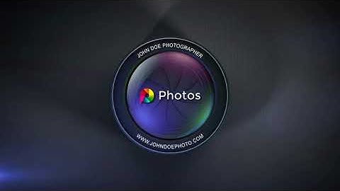 Lens Aperture Logo | After Effects template