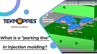 What is a “parting line” in injection molding
