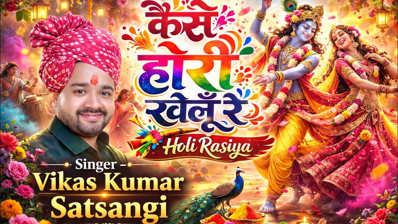 कैसे होरी खेलूँ रे | Holi Rasiya 2026 | @Vikaskumarsatsangi  | Radha Krishna | Braj Holi Bhajan