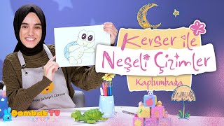 Kevser Ile Neşeli Çizimler 40 Bölüm Kaplumbağa Resmi Çiziyoruz 