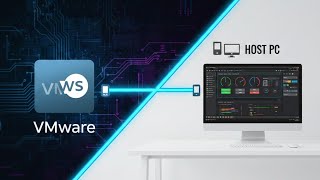 WinCC Unified HMI communication with vm and host