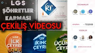 Kr Akademi Dört Çeyreklik Soru Bankası Çekiliş Videosu