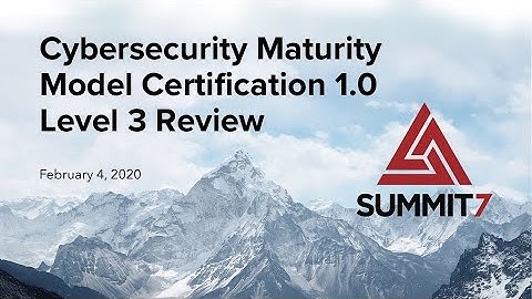 CMMC Level 3 Overview and Strategy