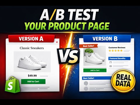See How to Test Different Product Page Designs or Sections with A/B Testing in Shopify