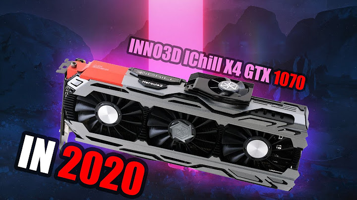 Graphic card inno3d gtx 1070 ichill ม อ2